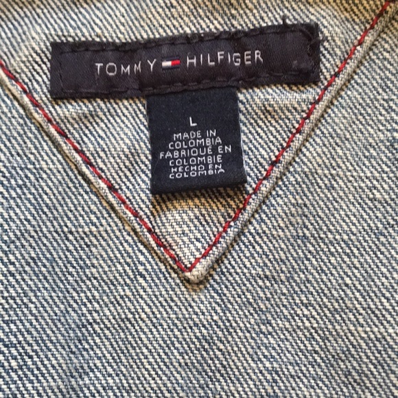 Tommy Hilfiger Jean Jacket - Size Large - Picture 4 of 4